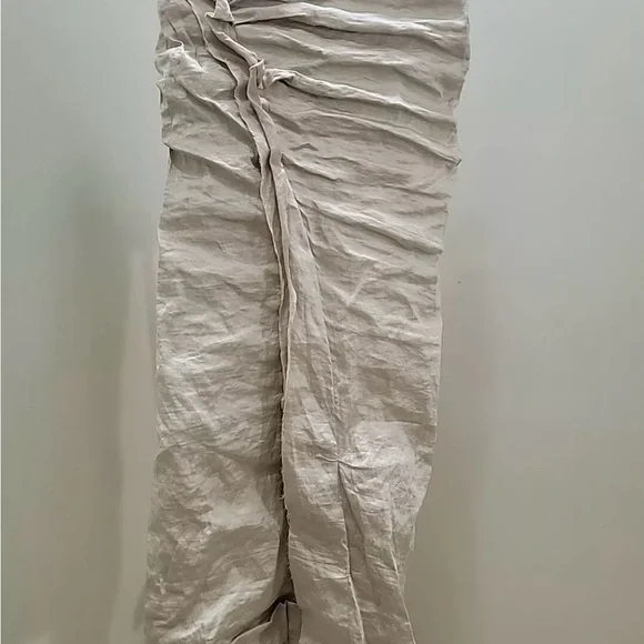 Donna Karan Sz US 4, GB 6 Ecru Silk Skirt - Picture 3 of 16